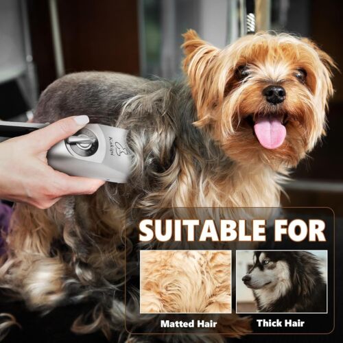 Dog Clippers 3-Speed Low Noise Cordless Pet Grooming Tools for Small & Large Pet - Picture 8 of 8