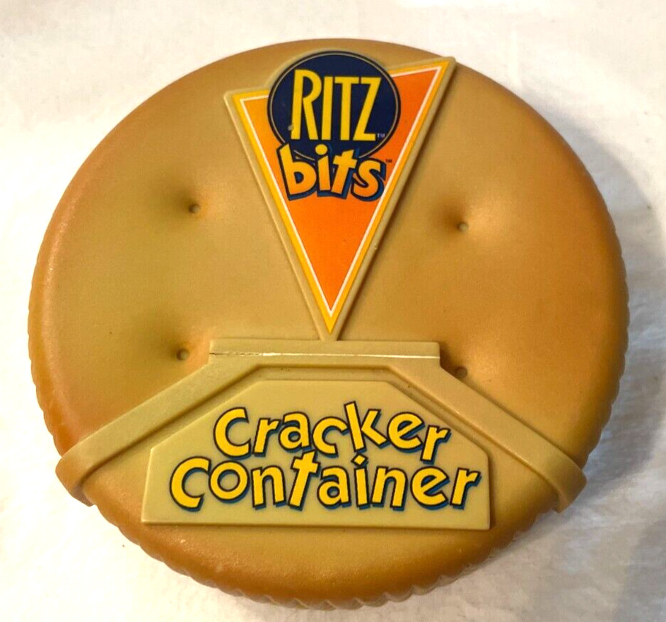 Ritz Bits Cracker Container Plastic 4" Diameter