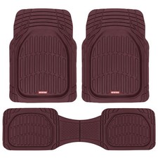 Bdk Red All Weather Heavy Duty Car Floor Mats Interior Liners For Auto Van Tr... Bdk Red All Weather Heavy Duty Car Floor Mats Interior Liners For Auto Van Tr...
