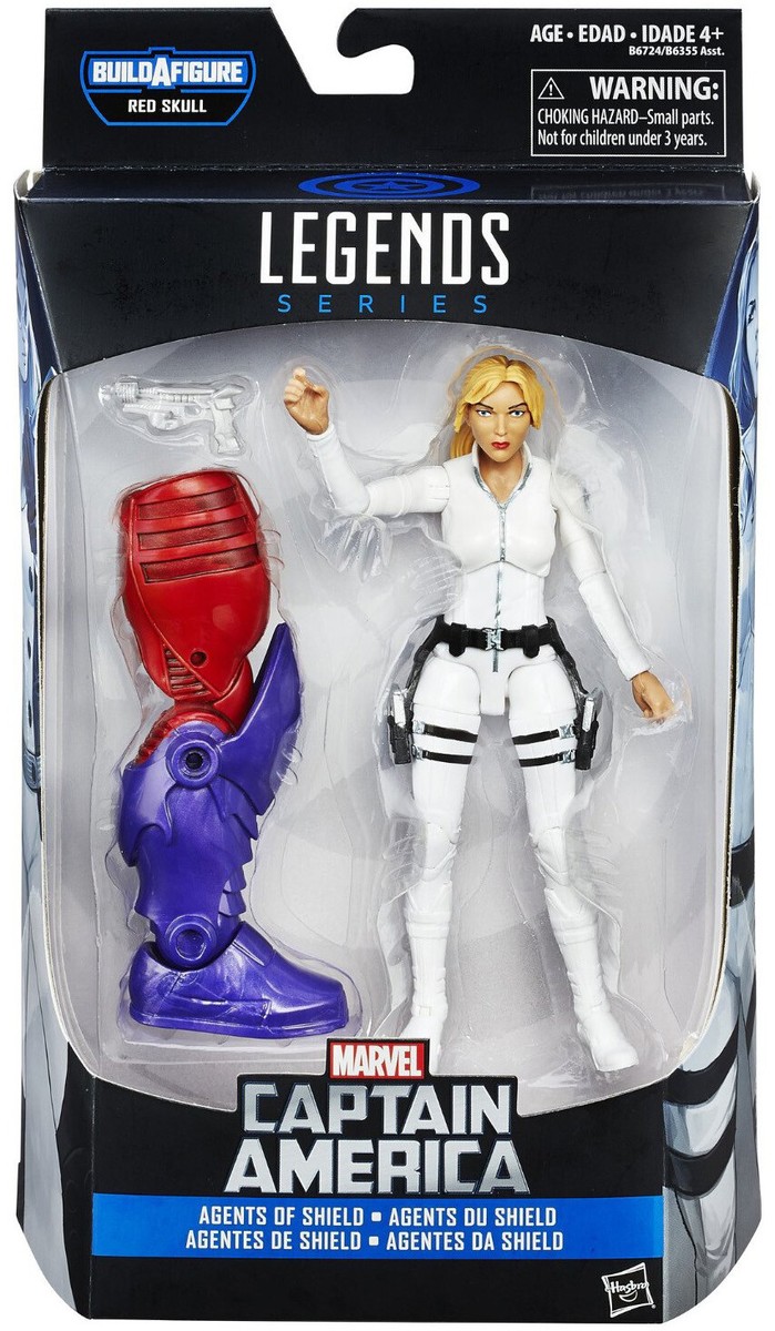 Sharon Carter Agent of Shield Marvel Legends Red Skull BAF Series