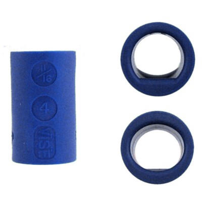 2 Stück Vise Grip Power Lift Oval Bowling Ball Fingereinsätze Doppelpack blau