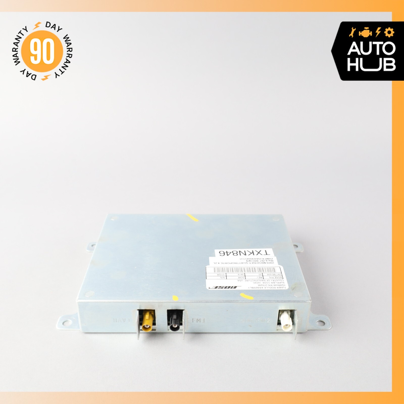 09-13 Maserati Quattroporte M139 Audio Tuner Controle Module Bose 218295 OEM 71k