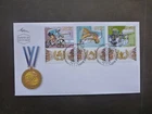 ISRAEL 2024 Summer Olympic Games - Paris France Set 3 Stamps First Day Cover