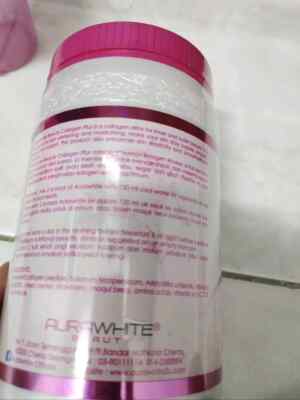 Aura White Plus Collagen + L Glutathione 900mg Whitening Glowing Skin  Texture