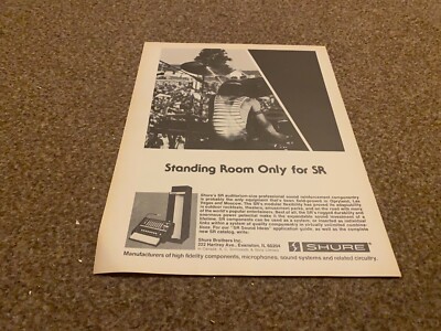 JBF21 WERBUNG 11X8 SHURE SR KOMPONENTEN