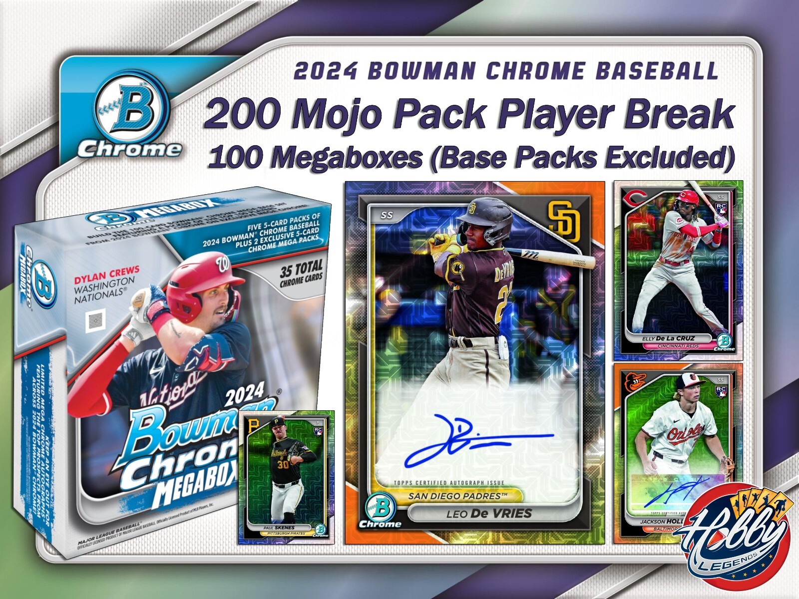Ethan Salas SD 2024 Bowman Chrome 200 MOJO PACK Player Break6 eBay
