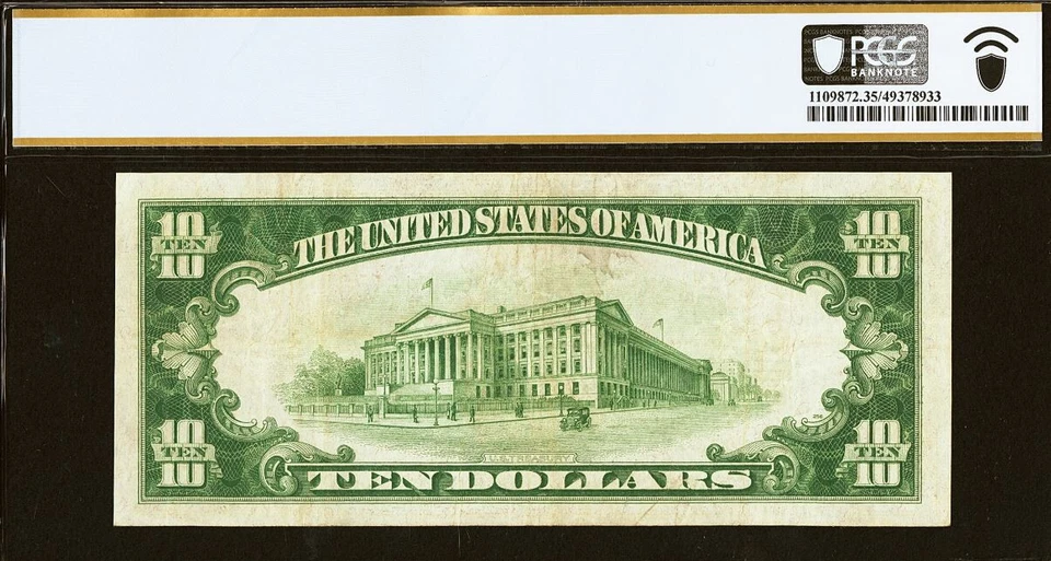 1928C $10 FRN PCGS 30 crazy rare key note Richmond LGS total 21 known Fr 2003-E - Image 4 of 4