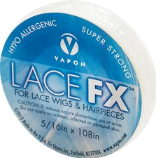Vapon Lace FX 5/16" X108" Adhesive Tape Roll for Wigs,Toupee,Hair Piece System.