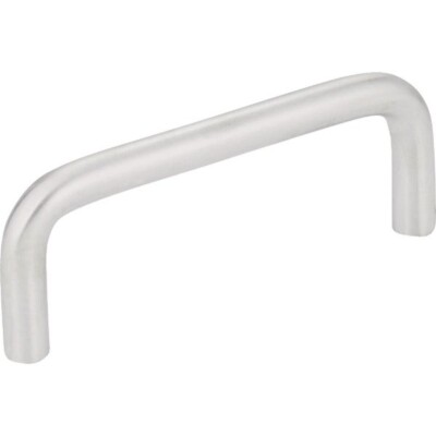 (10)-Elements Torino 3-5/16 In. Long Brushed Chrome Cabinet Wire Pull S271-3BC