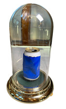 Vintage Glass Dome Bell Jar Cloche Specimen Display w/ Adjustable Feet 