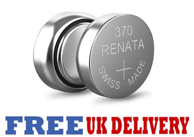 Renata 370 Watch Battery, SR920W or SR69 or AG6, Swiss Made Brand
