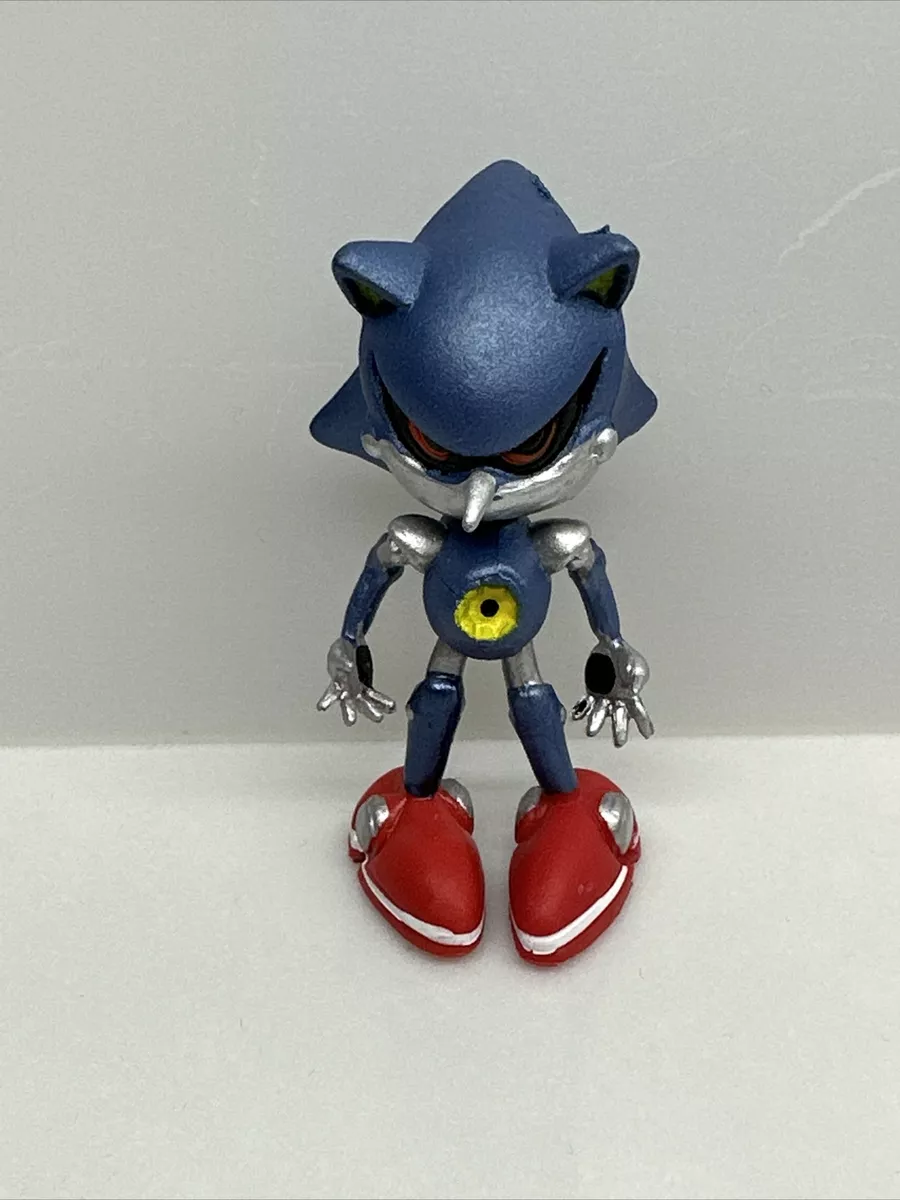  Sonic The Hedgehog Action Figure 2.5 Inch Metal Sonic  Collectible Toy , Blue, 3 years : Toys & Games