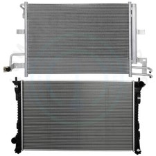Radiator & AC Condenser Cooling Kit For 2016-2018 Ford Explorer 4-Door 3.5L V6