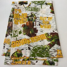 2013 TMNT Nickelodeon Twin Flat Sheet Only Teenage Mutant Ninja Turtles