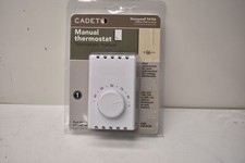 Cadet T410A1153 Manual Thermostat Honeywell T410A Single Pole (2 Wires)