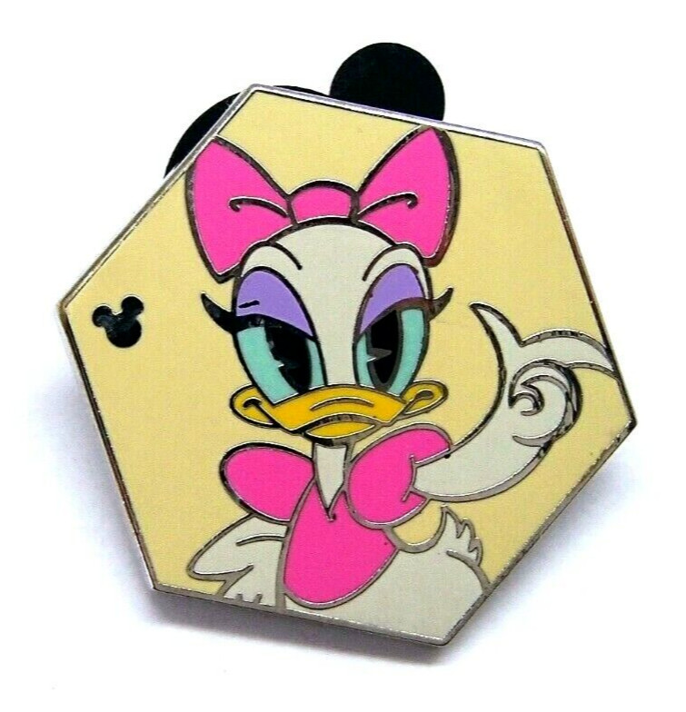 Disney Pin WDW 2019 Hidden Mickey Shapes - Daisy Hexagon [135805]