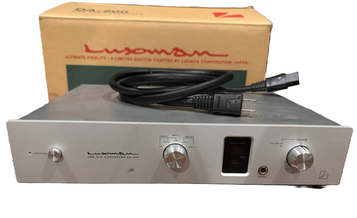 LUXMAN DA-200 USB D/A Headphone Amplifier Amp Working from LUXMAN DA-200 USB D/A Headphone Amplifier Amp Working from