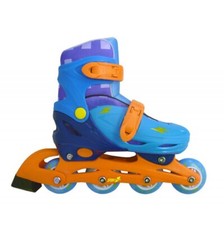 Pattini in Linea Easy Roller Misura 35-38 Blu per Bambino Regolabili