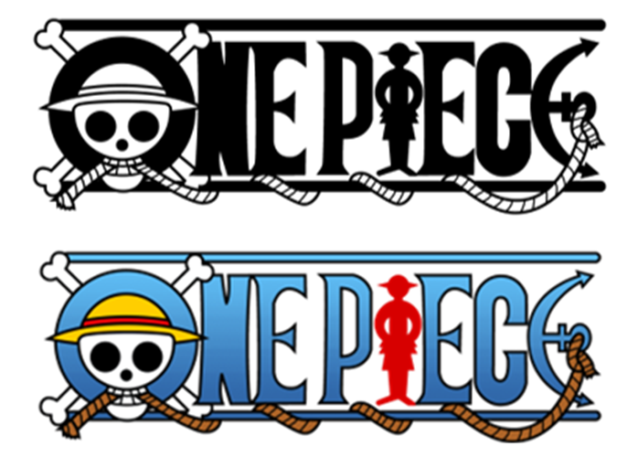 One Piece Logo Edible Cake Topper Icing Sheet 14x5cm