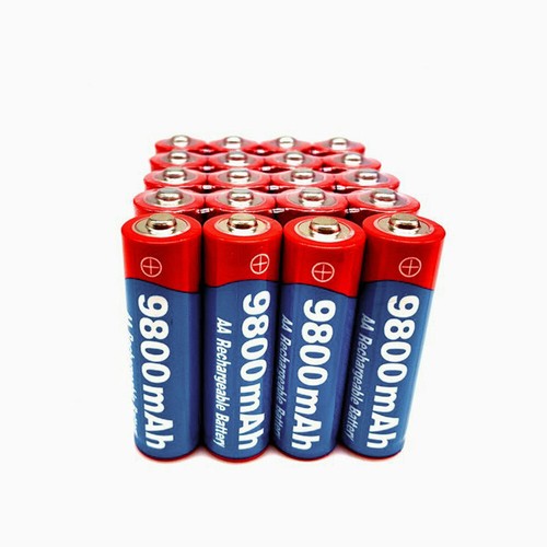 Piles rechargeables universelles AA 1,5 V 9800 mAh 4 emplacements chargeur de batterie - Photo 1 sur 19