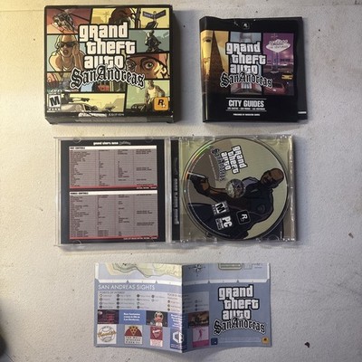 GTA San Andreas Pc  With Original Map And City Guides 