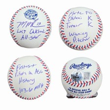 Mason Miller Signed All Star Baseball San Diego Padres Autographed Auto Beckett