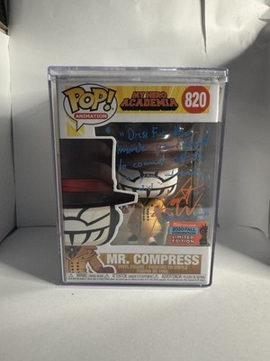 Mr. Compress Fall Convention Funko Pop! Signed By Kent Williams & Quoted JSA New