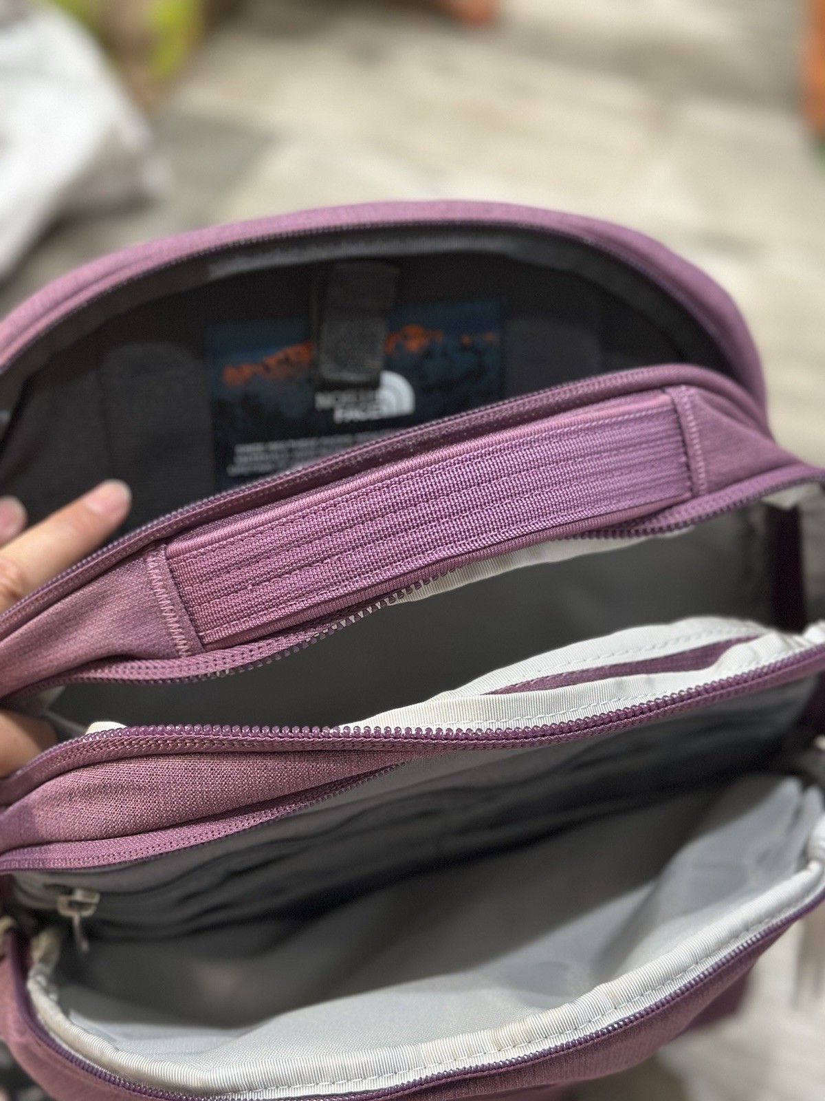 The North Face Women's 27L Borealis Backpack Chroma Purple /Hushed Lavender NEW image 6