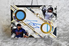 2025 Topps Diamond Icons LUIS ARRAEZ Dual Team Relic Auto Jersey Black 🔥/10