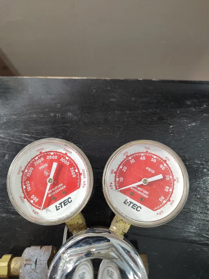 L-Tec Trimline R-76-75-350 Compressed Fuel Gas Pressure Regulator Foto 3 de 4