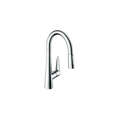hansgrohe Talis S Chrome High Arc Kitchen Faucet with Pull Down Sprayer