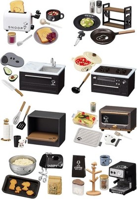 Re-Ment SNOOPY Snoopy's MONO KITCHEN Full 8 Complete Set New JP | eBay