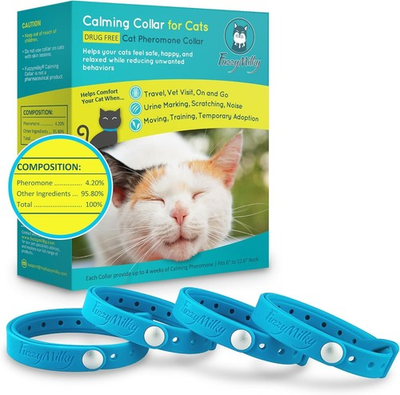 #ad Calming Collar for Cats Cat Collar Infused with Synthetic Pheromones Cat Phe $9.99