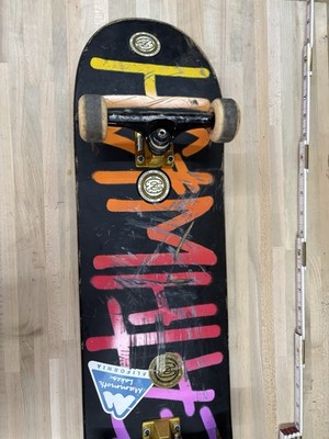 DEATHWISH SKATEBOARD 8.0 Complete RAINBOW WITH GOLD THUNDER TRUCKS RICTA WHEELS