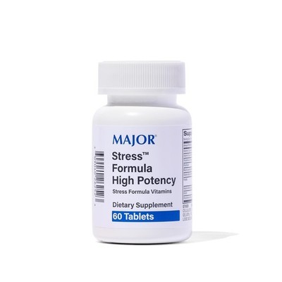 Major Pharmaceuticals Orange Stress Formula Vitamins 60 Count High Potency