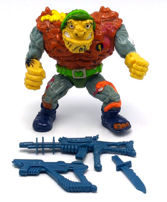 TMNT GENERAL TRAAG 1989 Teenage Mutant Ninja Turtles Figure Vintage COMPLETE