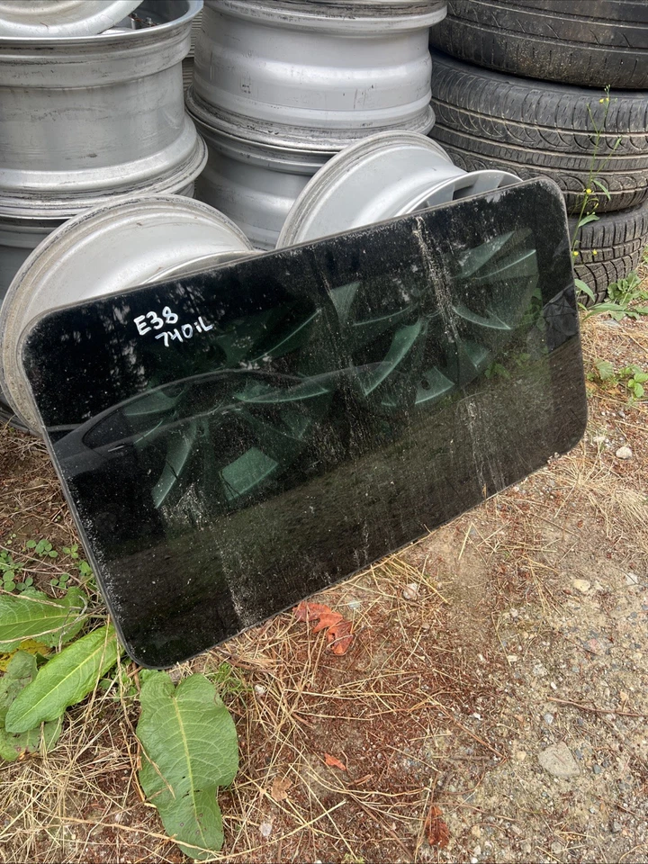 BMW E38 740IL 740I 750IL techo corredizo exterior panel de vidrio ventana fabricante de equipos originales 133 k millas Foto 2 de 4