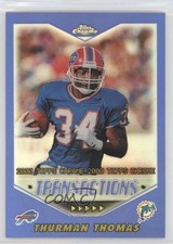 2000 Topps Chrome Refractor Thurman Thomas #10 HOF k5i