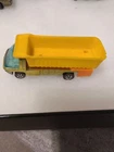 Hot Wheels Redline The Heavyweights Dump Truck 1969 Yellow Hong Kong White Inter