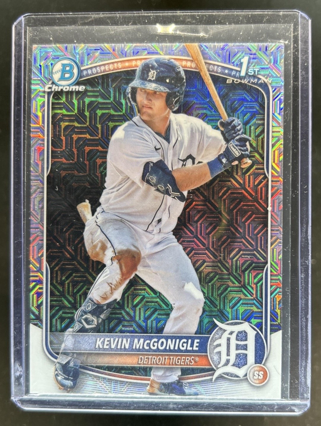 2025 Bowman Kevin McGonigle Chrome Mega Box Refractor 1st #BCP-79 Tigers