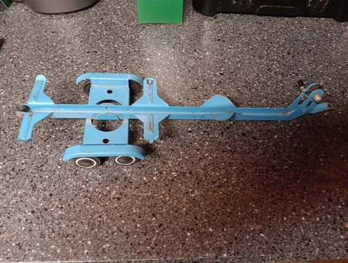 Tonka Vintage Runabout Clipper Boat Blue Boat Trailer 14"