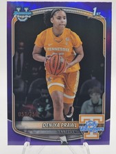 2025-26 Topps Bowman Basketball #BCP-55 Deniya Prawl Chrome Prospect Purple /250