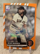 2023 Topps Big League Sean Manaea Orange Auto #60 Giants Color Match