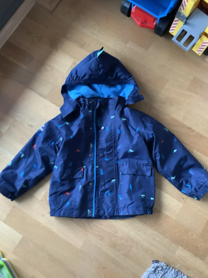 Regenjacke Gefüttert Blau Dino 98/104