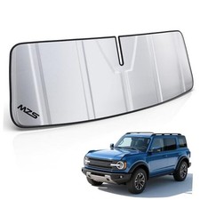 Windshield Sun Shade Compatible with Bronco 2/4 Door 2021-2025, Foldable