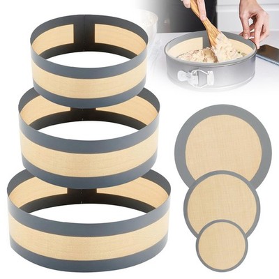 6x Non-Stick Silicone Baking Mats Foldable Oven Liner 6 Sizes for Cake Bread Pan