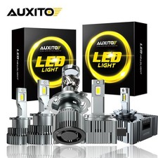 AUXITO Combo H4 9003 LED Headlight Kit Bulbs High Low Beam Super White 80000LM