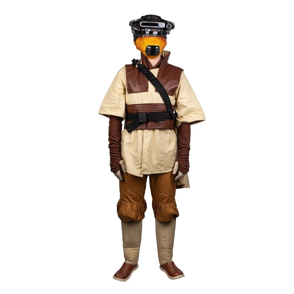 Star Wars Leia Boushh Bounty Hunter Cosplay Costume Helmet Adult Halloween Props - Image 2 of 4