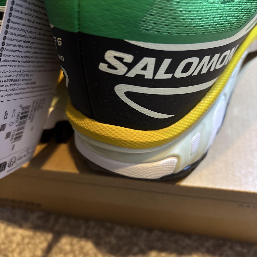 Sneakers Salomon XT 6 verde uomo 10 5 US 28 5 cm come nuove fondo di magazzino