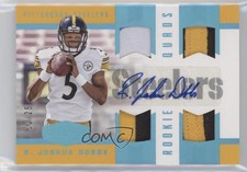 2017 Plates & Patches Rookie Quad Materials 21/25 R Joshua Dobbs Auto 09ai
